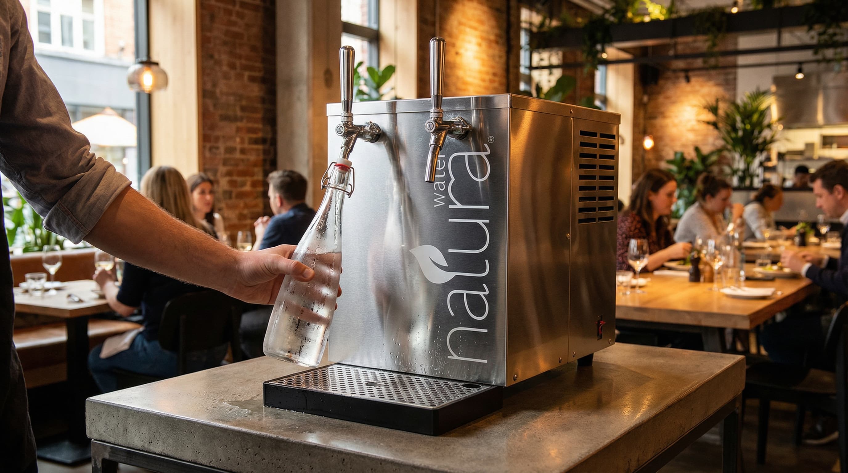 Natura B5 countertop setup