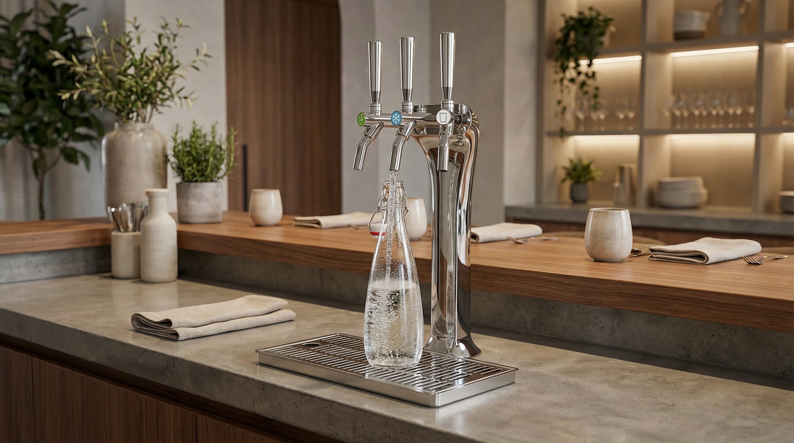 Natura D5i 3TT under counter water system