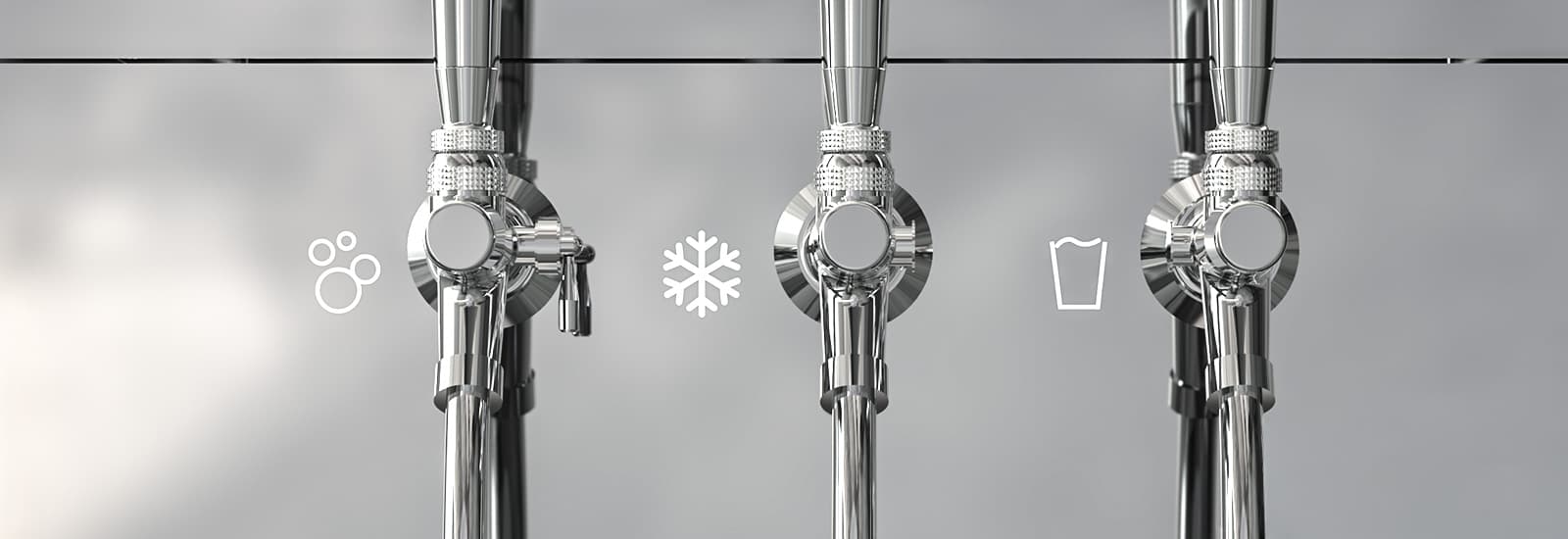 Three dispense options